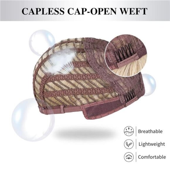 Blonde Wig with Bangs Wigs for Women Colorful Wigs for Cosplay Heat Resistant - Picture 4 of 5